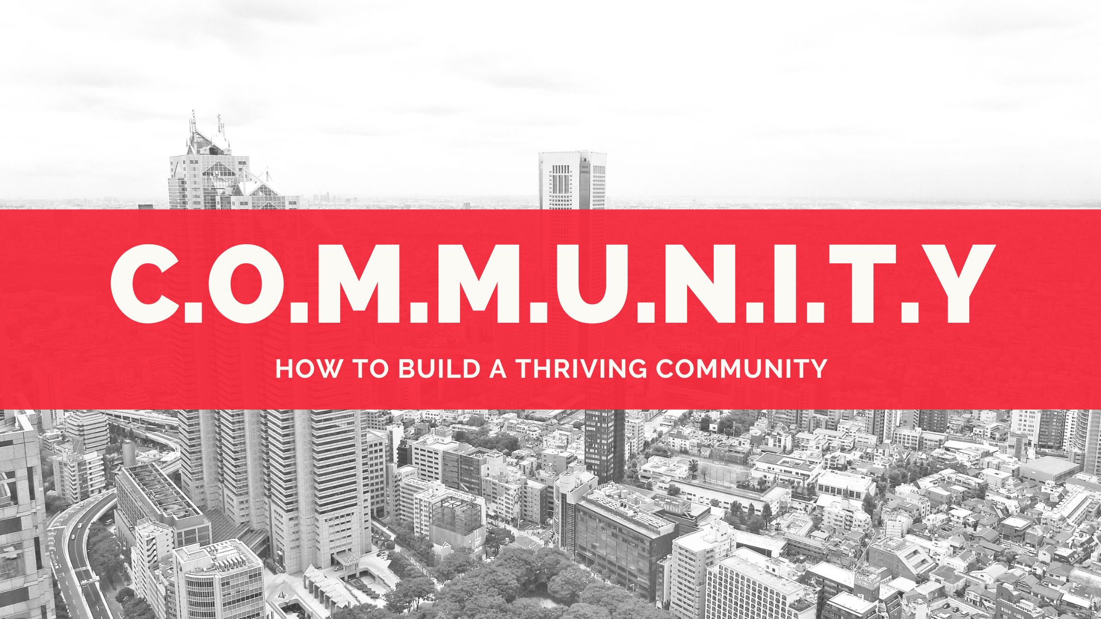 How to Build a Thriving Community